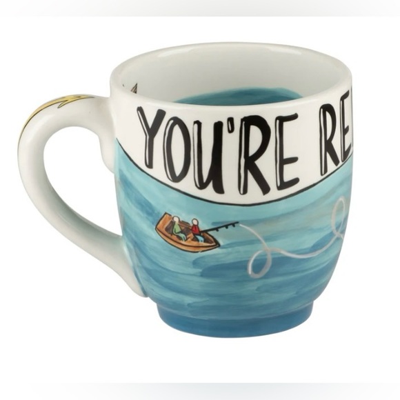 -“You're Reel Great”  16oz Jumbo Mugs,  Set of two, New - Picture 9 of 10